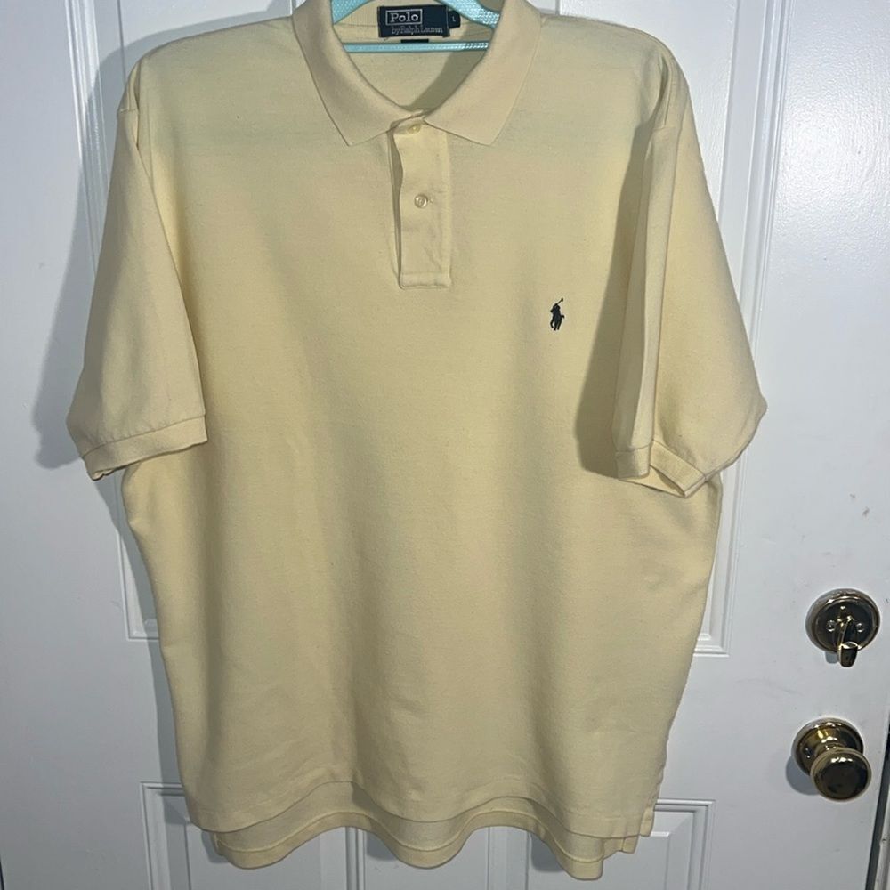 Polo Ralph Lauren shirt yellow blue